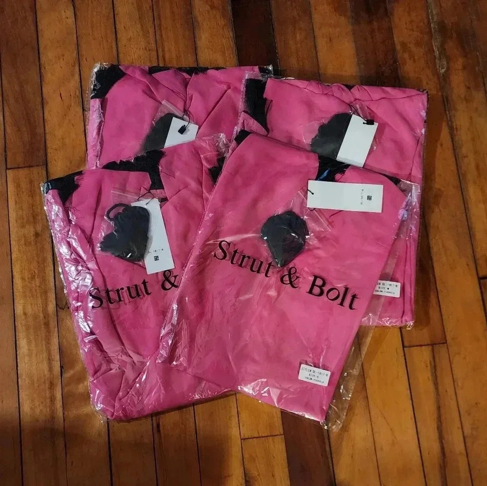Wholesale lot! Pink tassel dresses by Strut & Bolt. Sizes Small &‎ Medium - Picture 6 of 6